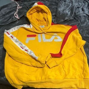 Vintage style fila made for urban outfitters dope hoodie classic